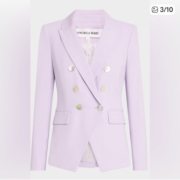 Veronica Beard Jackets & Blazers - New with Flaw: Veronica Beard Lavender Dickey Jacket Blazer Size 6